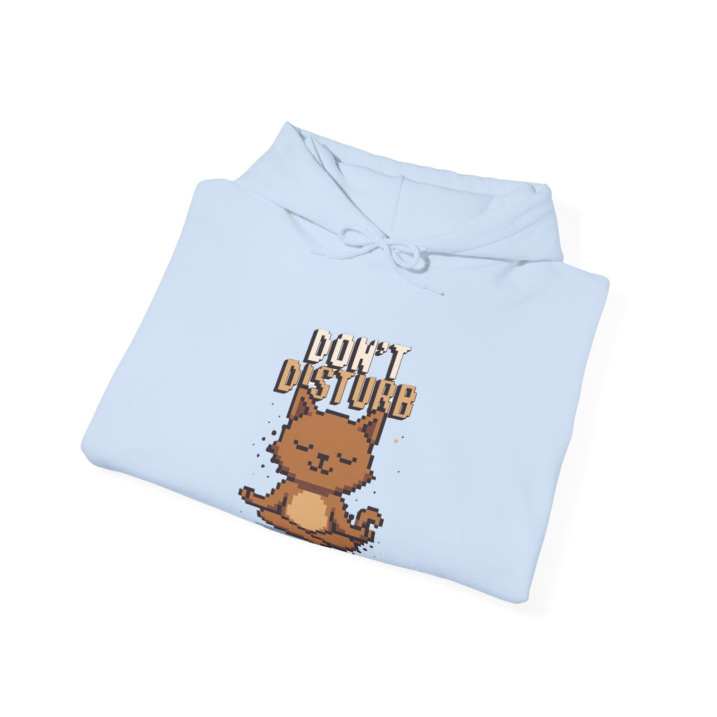 Cozy Cat Hoodie, Unisex Sweatshirt, Funny Cat Lover Gift, Relaxed Casualwear, Perfect for Animal Lovers, Birthday Gift, Staycation Apparel
