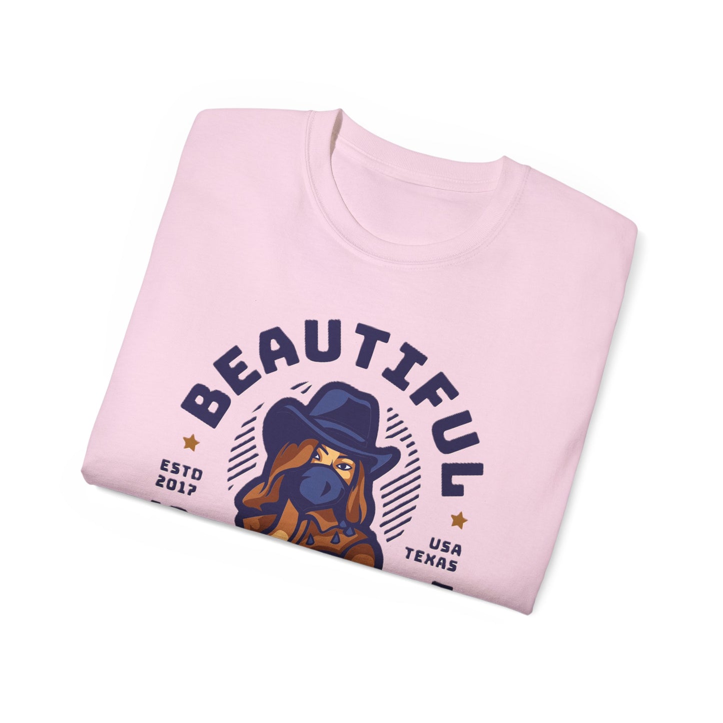 Beautiful Strong Girl Unisex Tee, Empowering T-Shirt, Motivational Gift, Casual Wear, Texas Inspired Apparel