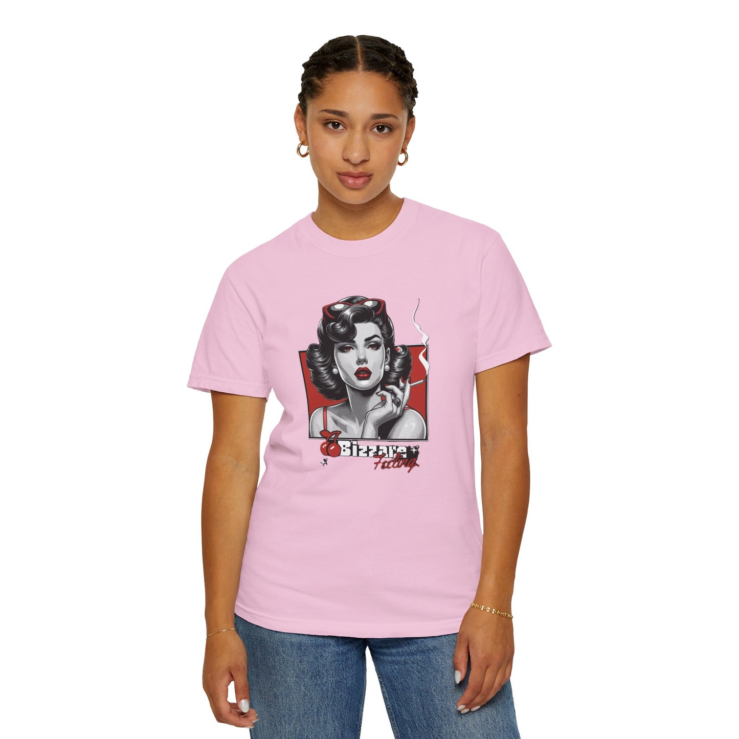 Vintage-Inspired Graphic T-Shirt, Retro Women's Fashion Tee, Gift for Her, Casual Summer Wear, 50s Style Top