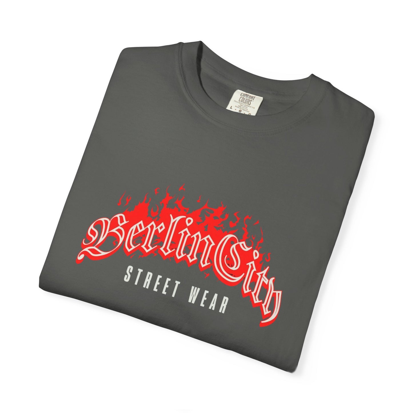 Berlin City Street Wear Unisex Garment-Dyed T-shirt, Casual Tee, Streetwear Fashion, Urban Style, Gift for Trendsetters, Summer Apparel