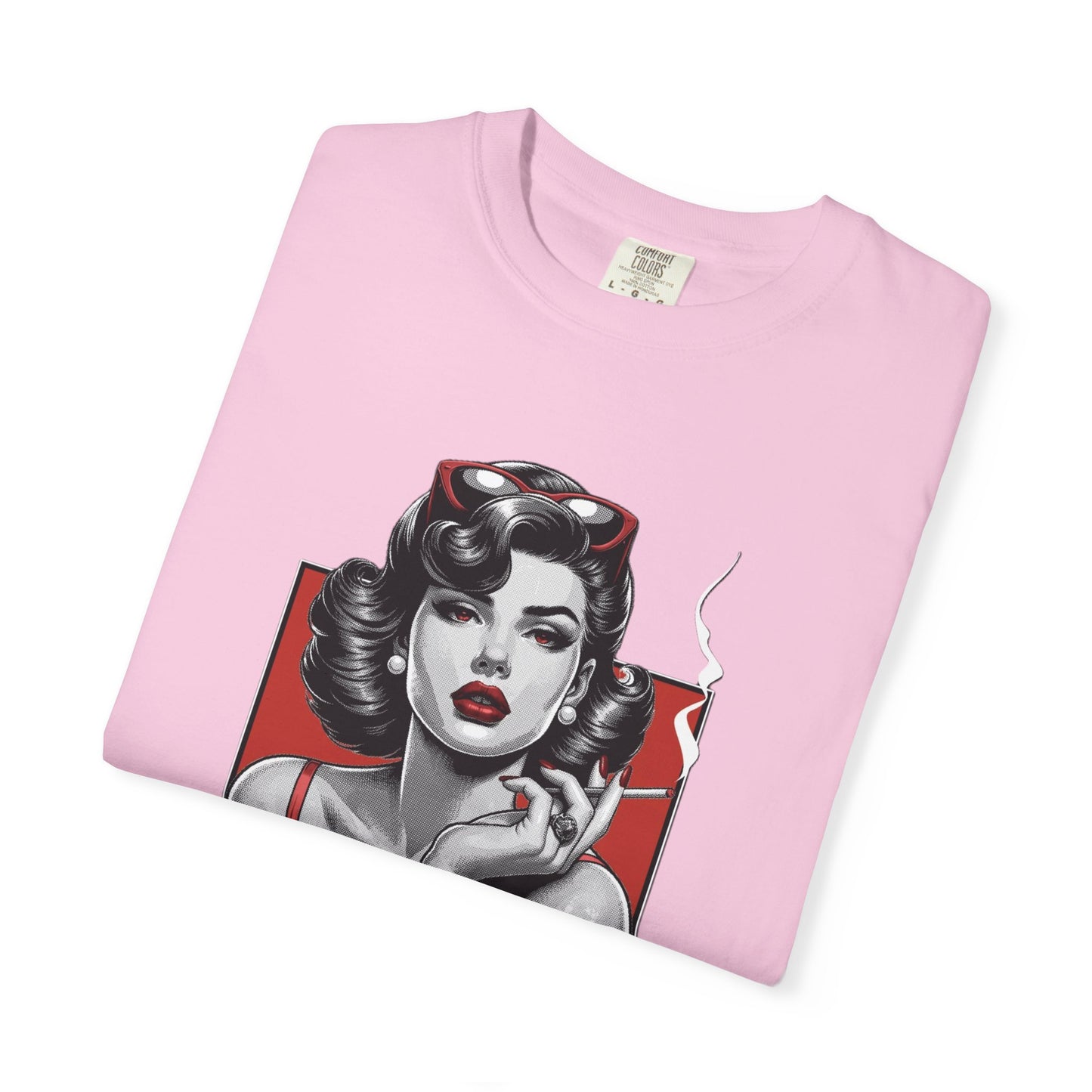 Vintage-Inspired Graphic T-Shirt, Retro Women's Fashion Tee, Gift for Her, Casual Summer Wear, 50s Style Top