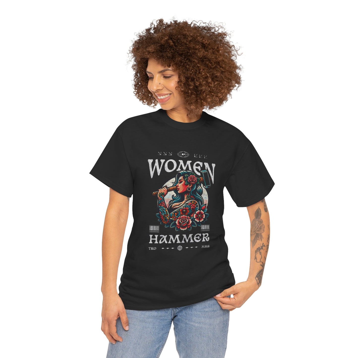 Empowered Women Graphic Tee, Heavy Cotton Tee, Feminist T-Shirt, Gift for Her, Casual Style Shirt, Art Apparel