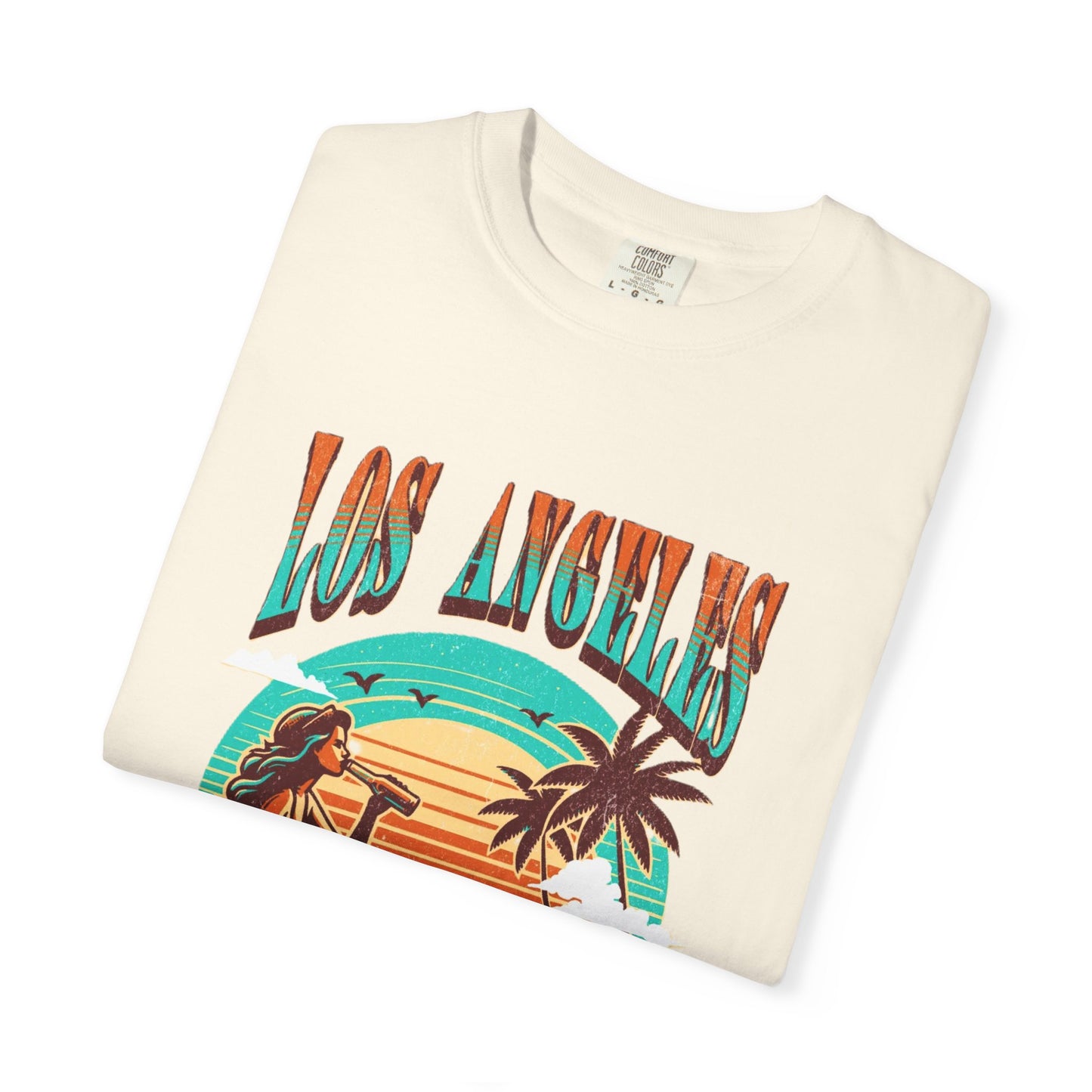 Los Angeles Vacation T-shirt , Summer Wear, Retro Graphic Tee, Travel Souvenir, Casual Outing Top