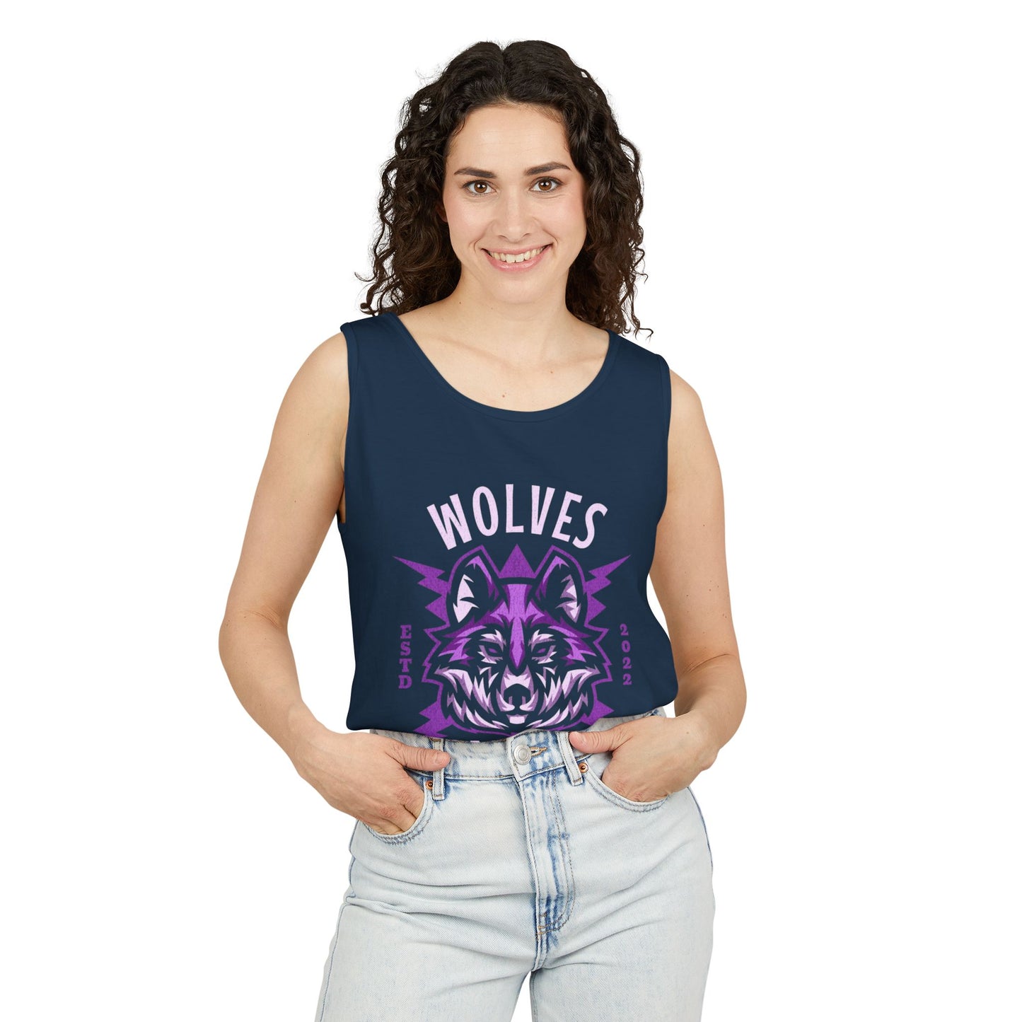 Wolf Gaming Tank Top, Unisex Casual Shirt, Summer Wear, Gift for Gamers, Festival Apparel, Workout Gear