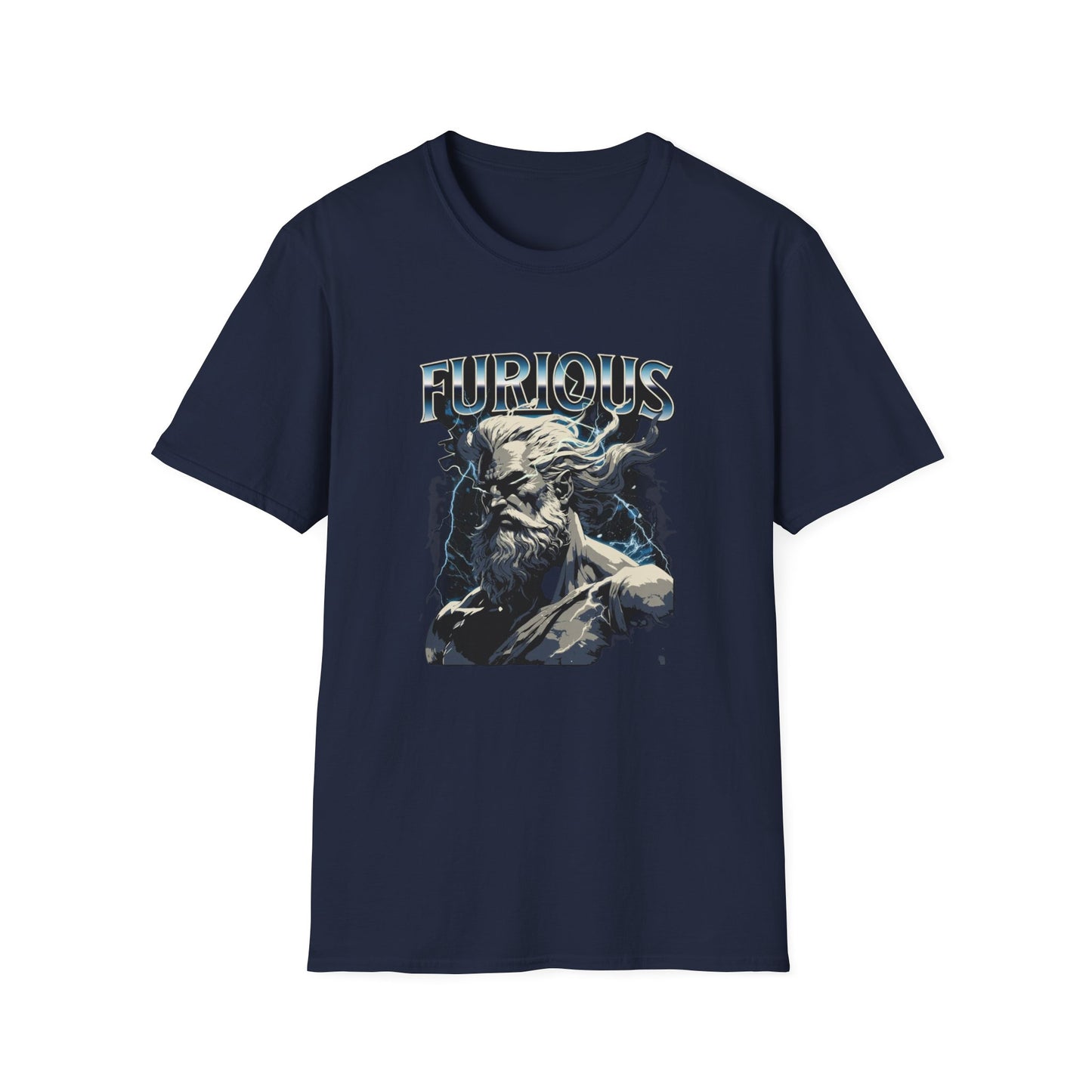 Furious Mythical T-Shirt, Graphic Tee, Gift for Artists, Casual Wear, Everyday Shirt, Unique Gift Idea