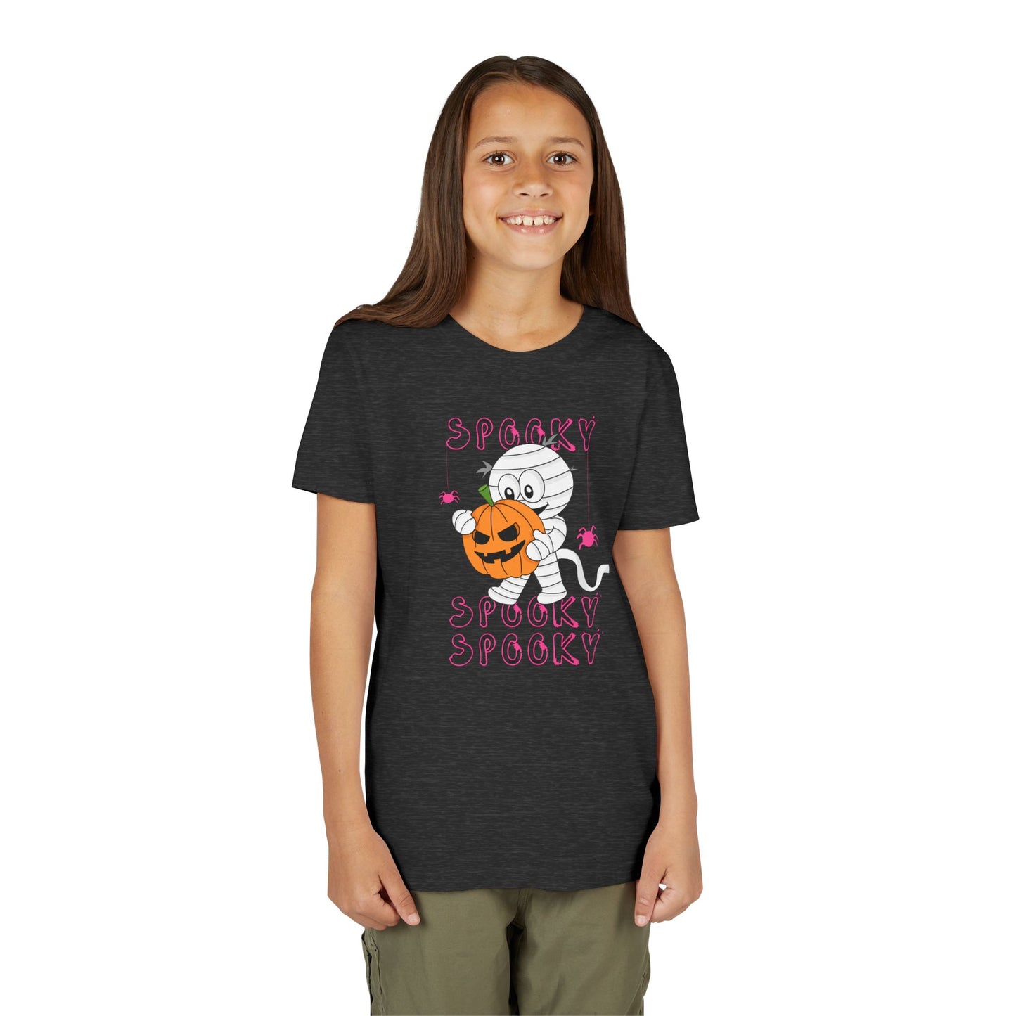 Cute Halloween Shirt for girls, Trick or Treat Top, Halloween Costume, Fun Fall Apparel, Girls T-Shirt