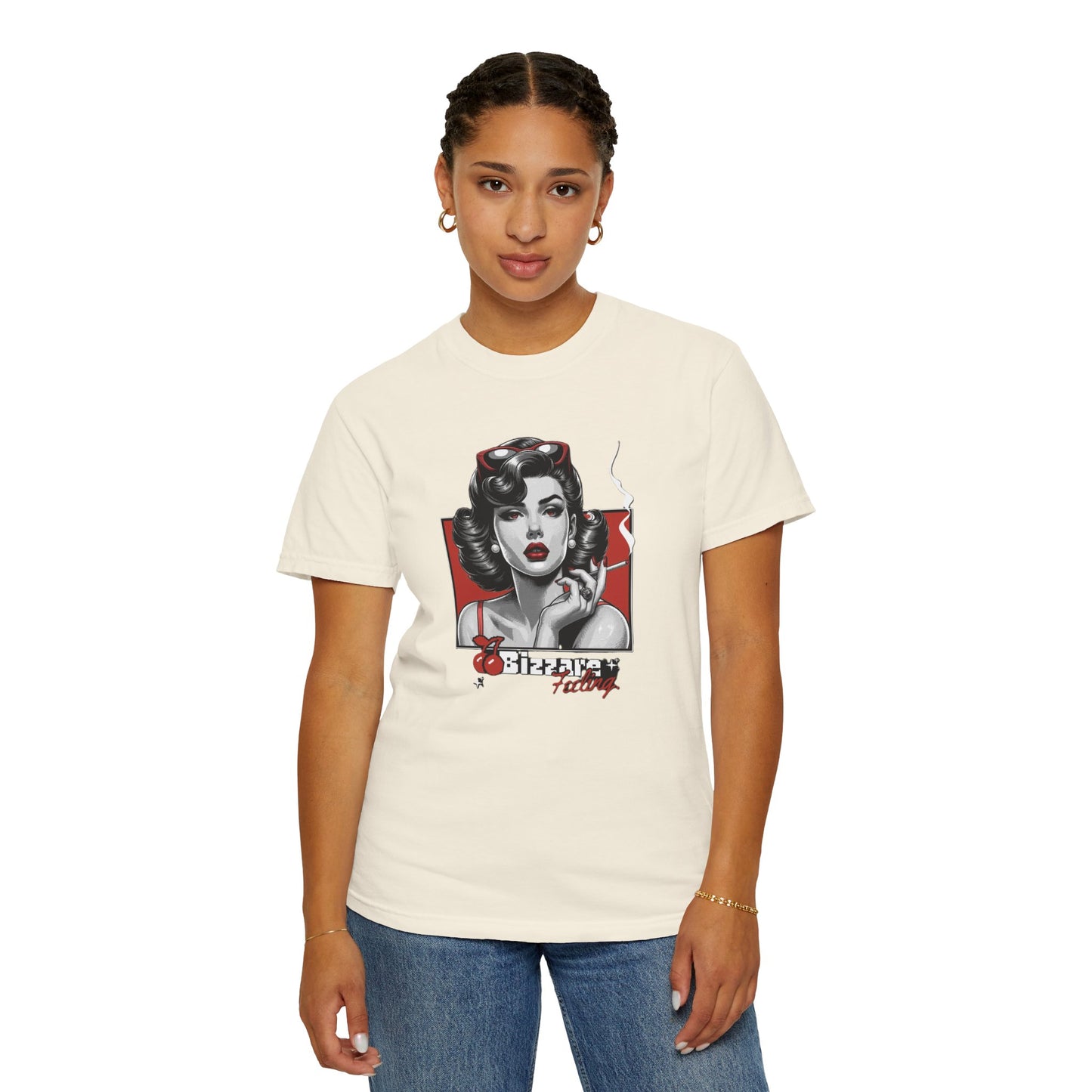 Vintage-Inspired Graphic T-Shirt, Retro Women's Fashion Tee, Gift for Her, Casual Summer Wear, 50s Style Top