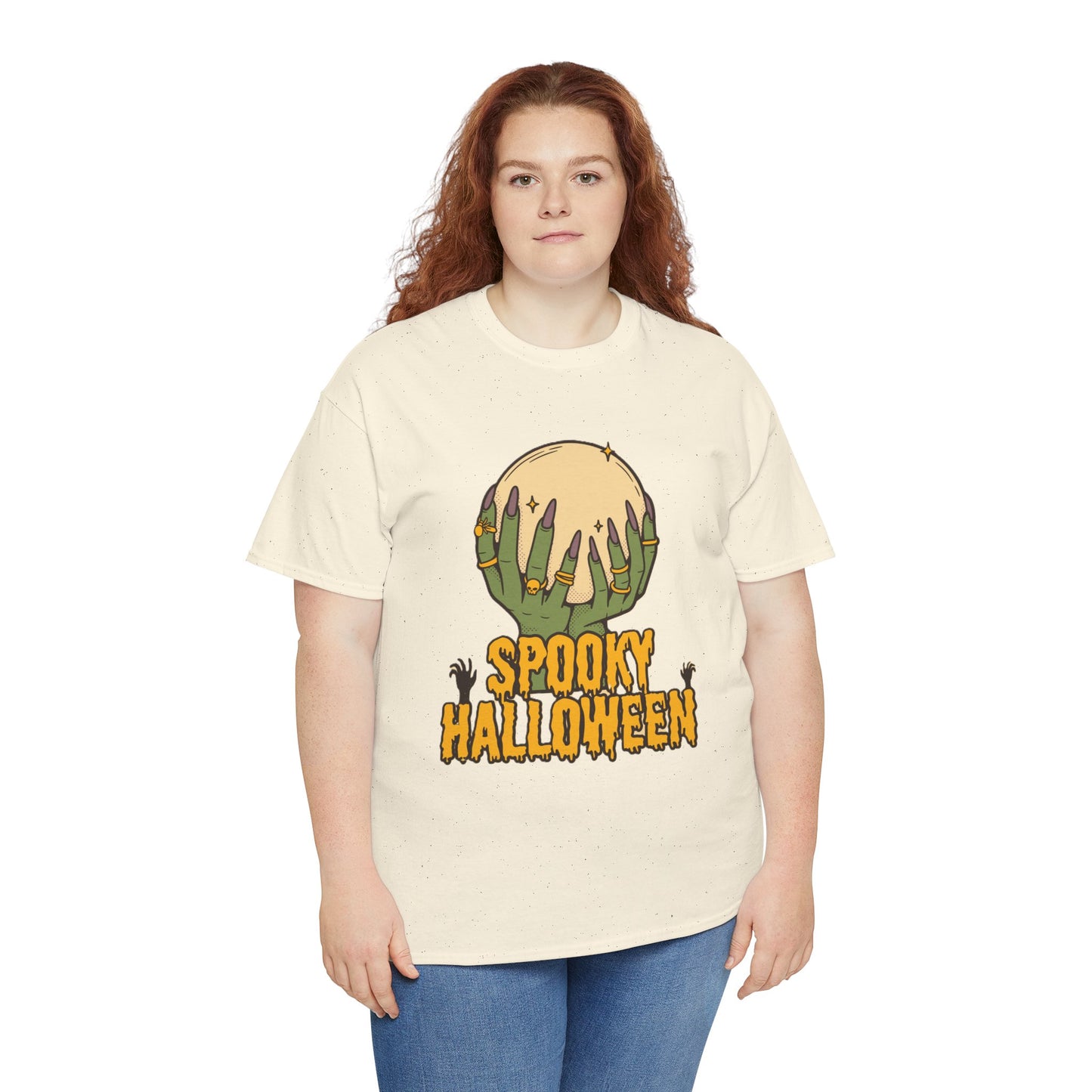 Spooky Halloween Tee, Halloween Apparel, Fall Fashion, Trick or Treat woman Shirt, Casual Halloween Outfit