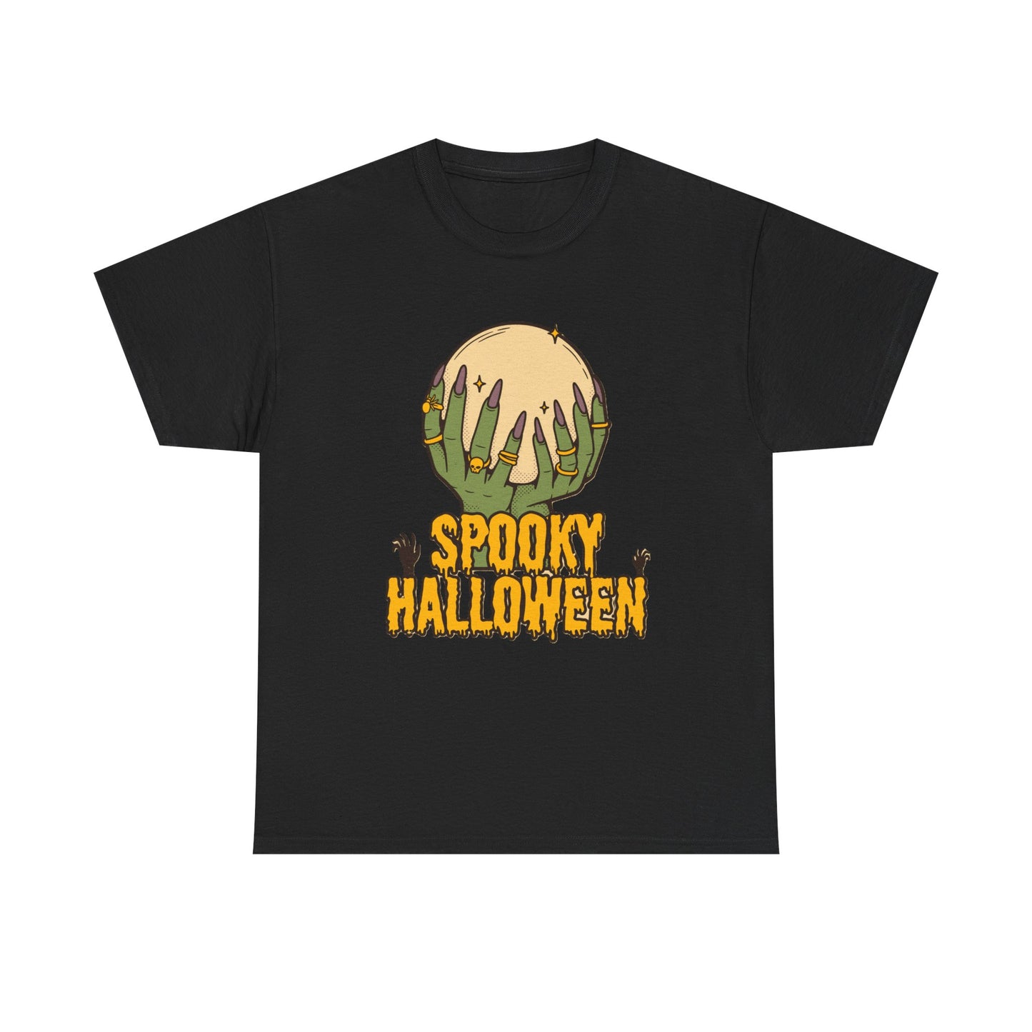 Spooky Halloween Tee, Halloween Apparel, Fall Fashion, Trick or Treat woman Shirt, Casual Halloween Outfit