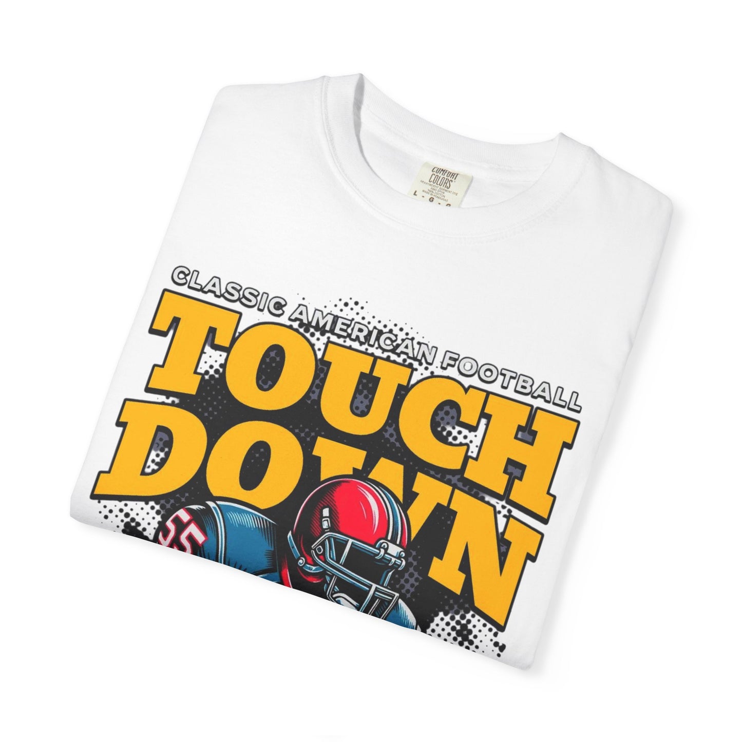 Man's Touchdown Football T-shirt, Vintage Sports Tee, Game Day Shirt, Perfect for Tailgating, Football Fan Gift, Casual Wear