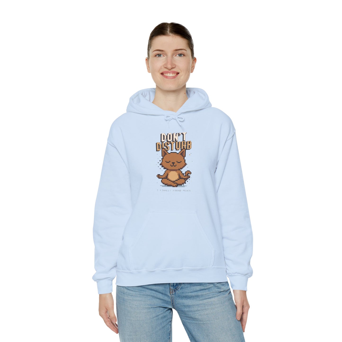 Cozy Cat Hoodie, Unisex Sweatshirt, Funny Cat Lover Gift, Relaxed Casualwear, Perfect for Animal Lovers, Birthday Gift, Staycation Apparel