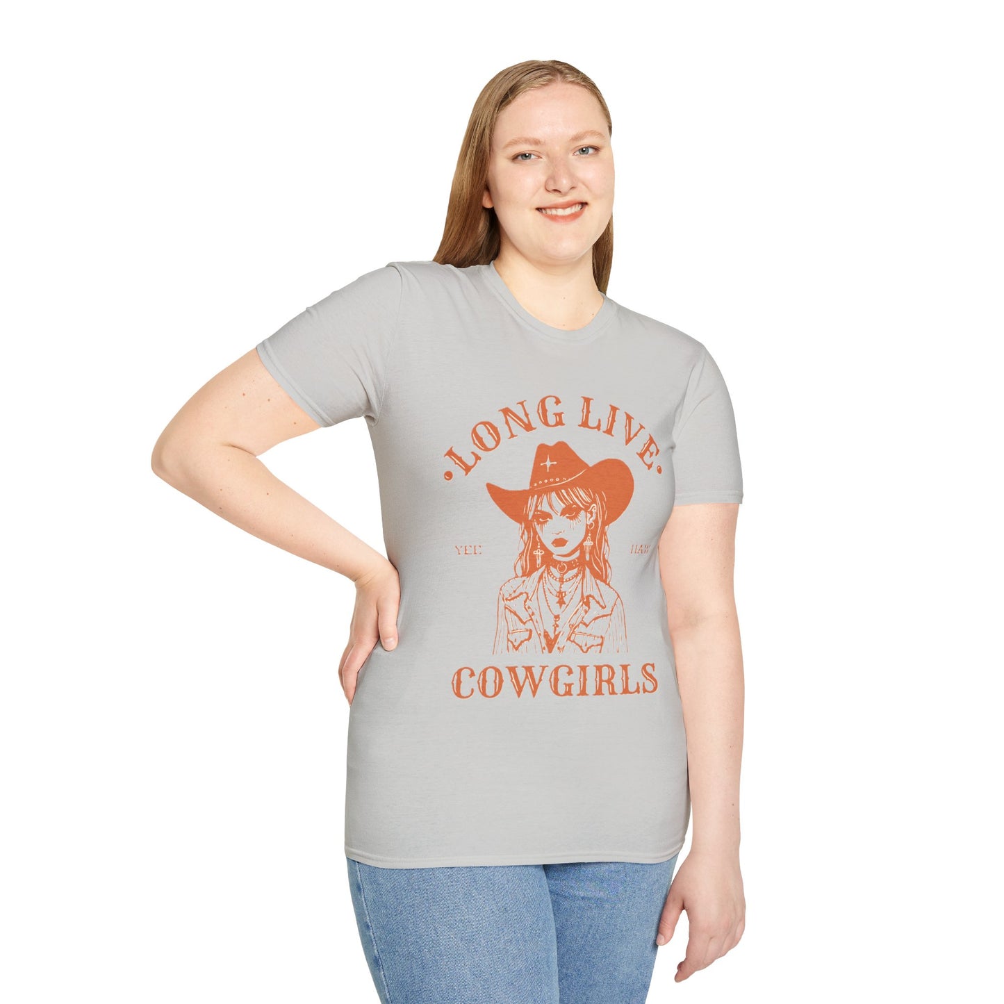Long Live Cowgirls T-Shirt, Casual Tee, Gift for Cowgirl Lovers, Western Style Tee, Vintage Graphic T-Shirt, Everyday Wear