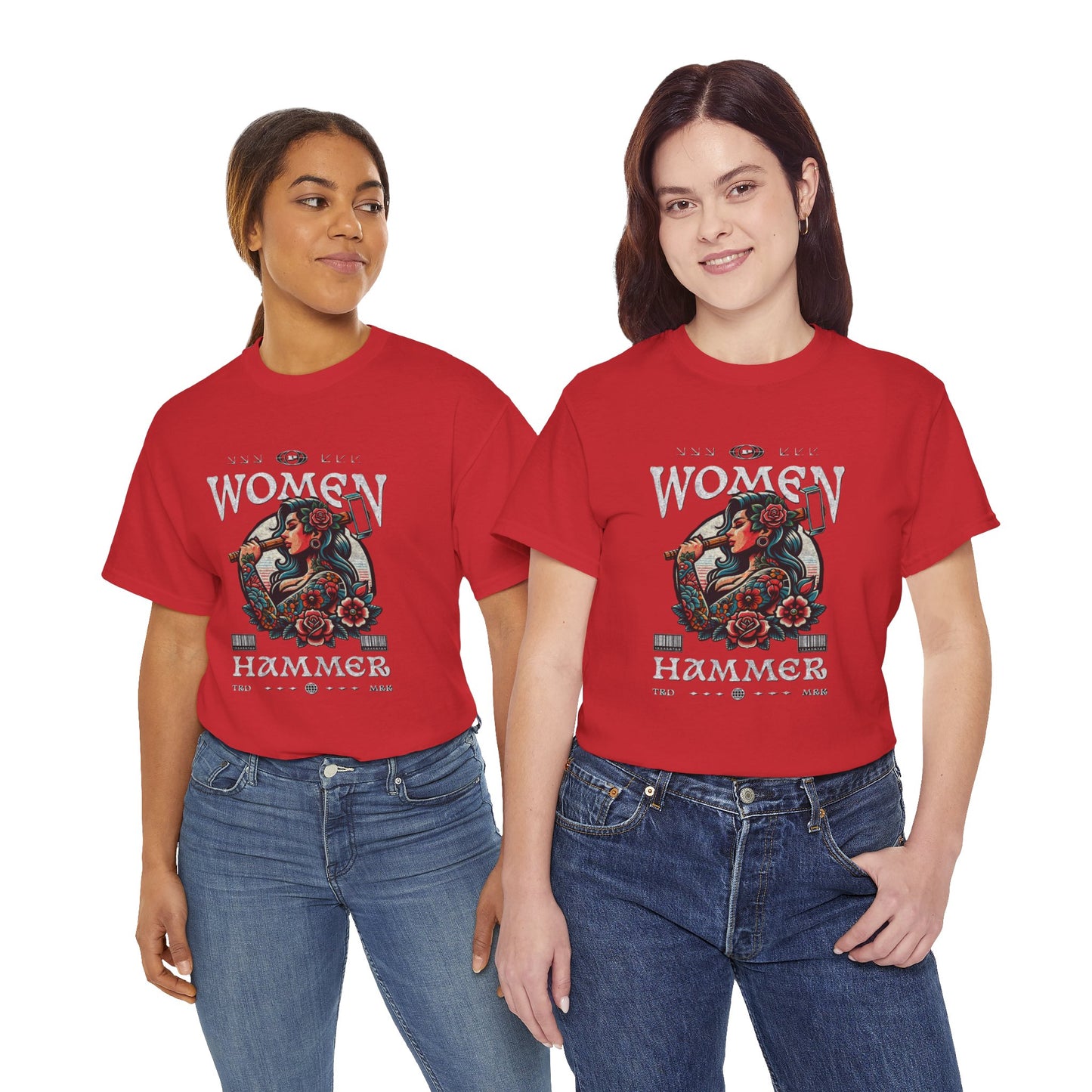 Empowered Women Graphic Tee, Heavy Cotton Tee, Feminist T-Shirt, Gift for Her, Casual Style Shirt, Art Apparel