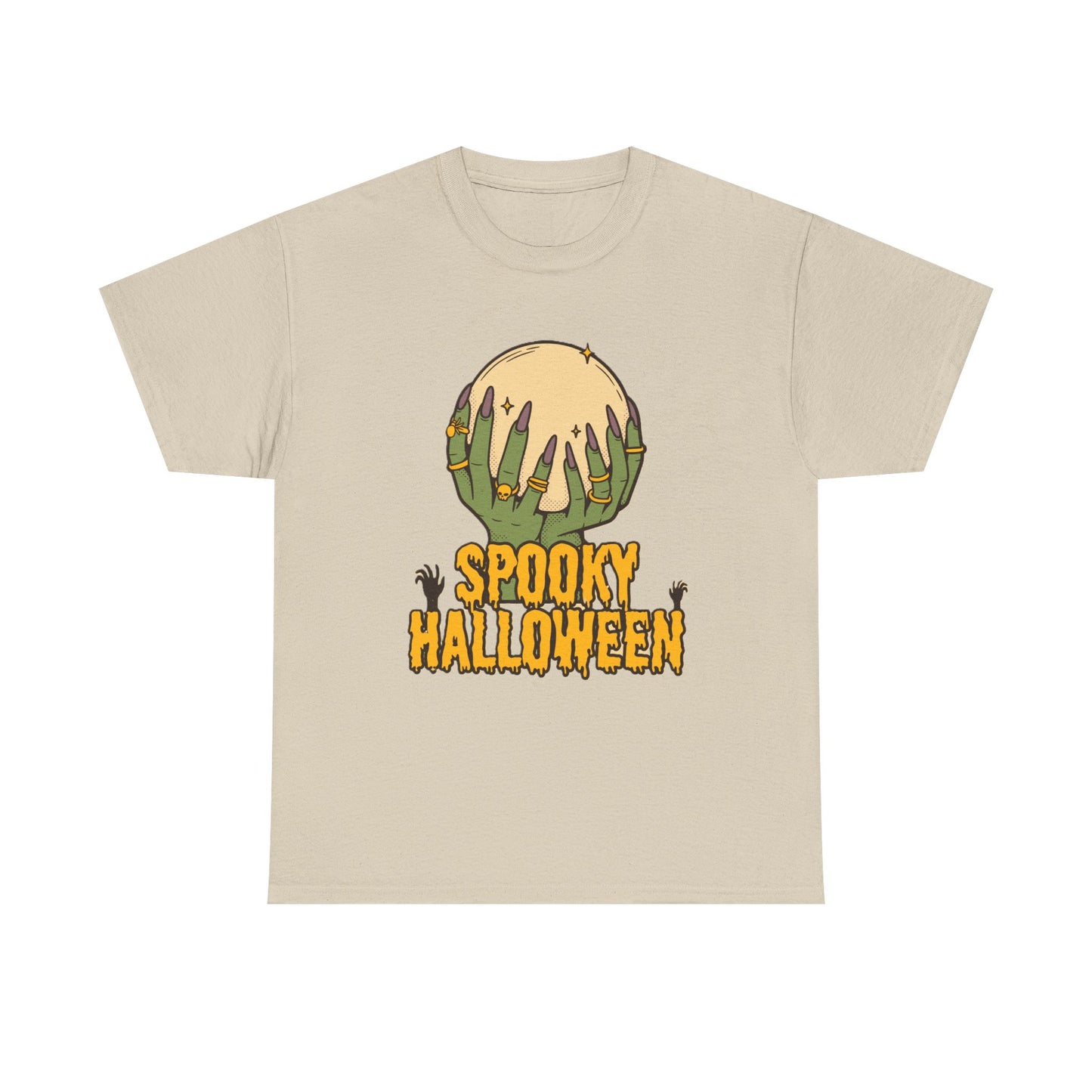 Spooky Halloween Tee, Halloween Apparel, Fall Fashion, Trick or Treat woman Shirt, Casual Halloween Outfit