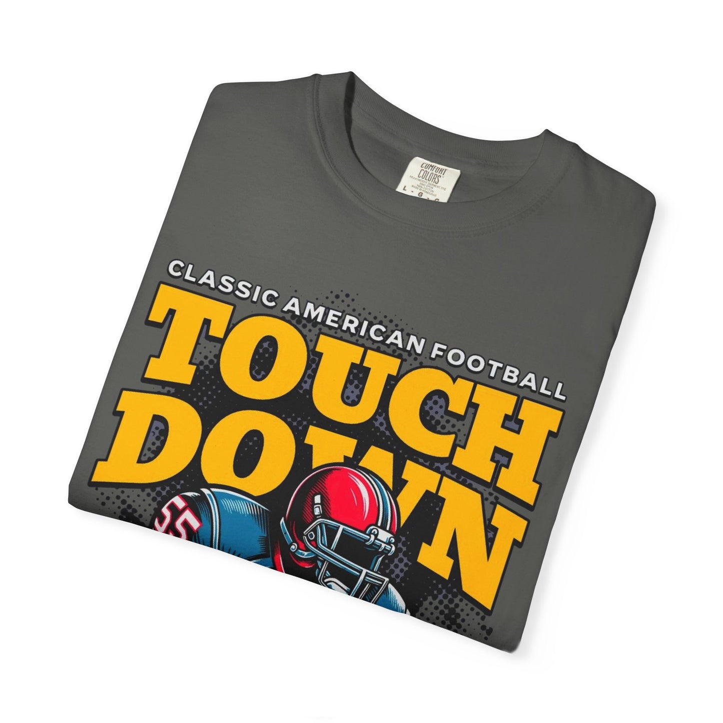 Man's Touchdown Football T-shirt, Vintage Sports Tee, Game Day Shirt, Perfect for Tailgating, Football Fan Gift, Casual Wear