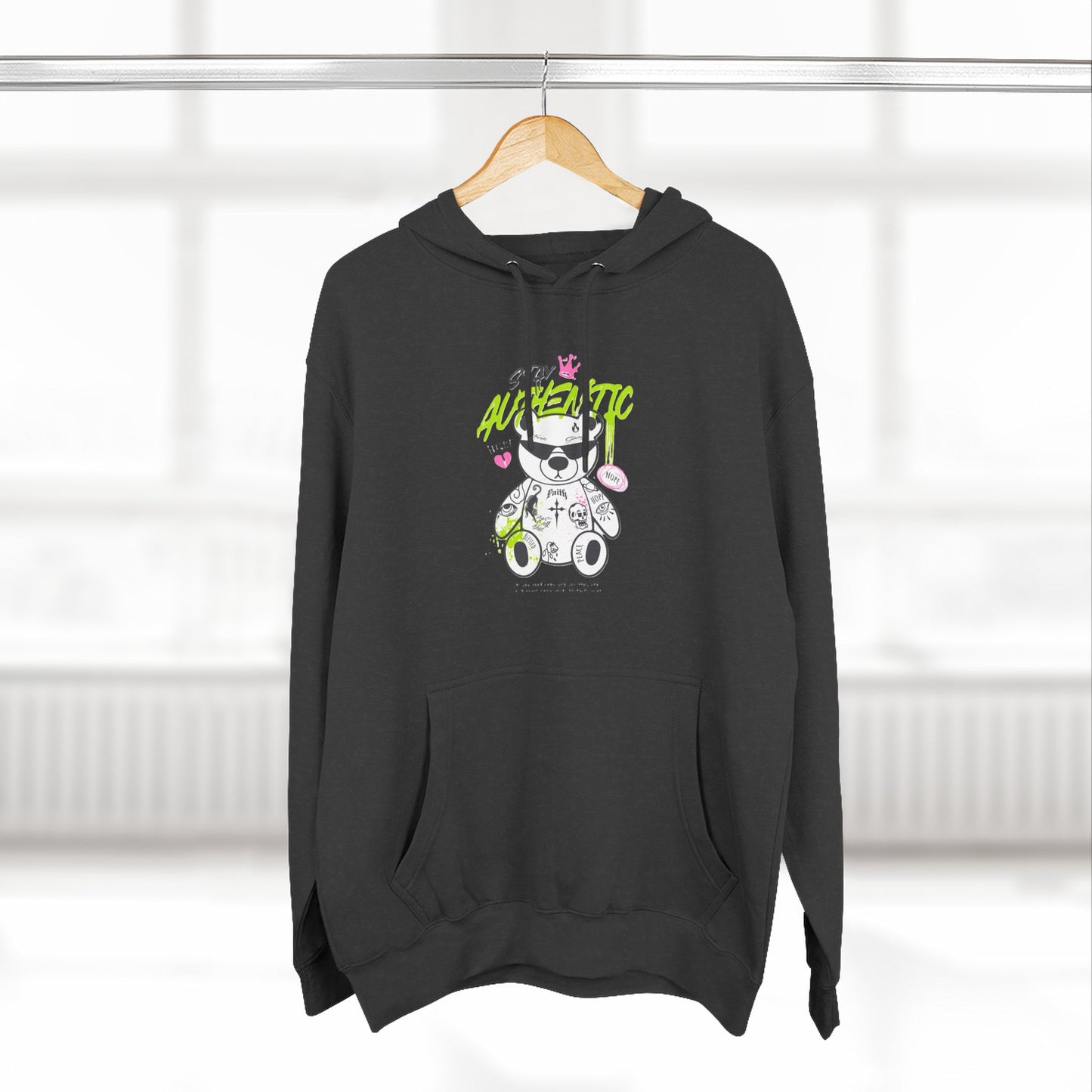 Fun Graphic Hoodie for Creative Souls, Cute Hooded Sweatshirt, Unique Fleece Hoodie, Gift for Friends & Family, Cozy Casual Wear