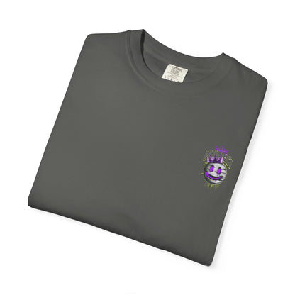 Unisex Garment-Dyed T-Shirt with 'Upside' Graphic, Casual Tee, Statement Shirt, Gift for Friends, Urban Style Apparel