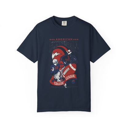 Men's College Football T-Shirts, Game Day Apparel, Sports Fan Gift, Casual Wear for Football Lovers