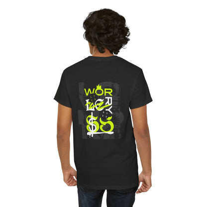 Trendy men's Heavy Cotton Tee with Unique Graphic Design, Casual Wear, Street Style, Gift for Friends, Everyday Comfort
