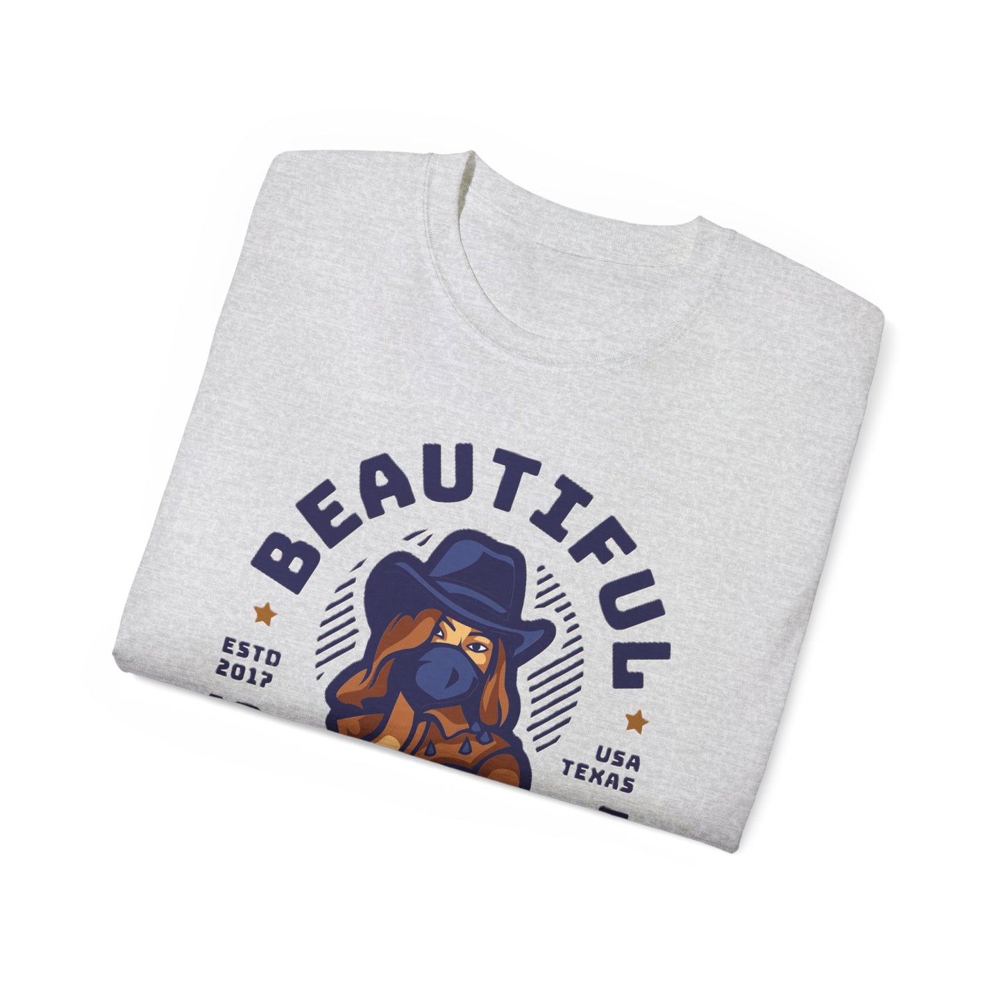 Beautiful Strong Girl Unisex Tee, Empowering T-Shirt, Motivational Gift, Casual Wear, Texas Inspired Apparel