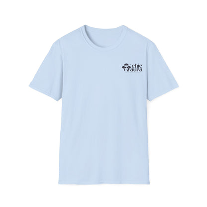 Chic Aura woman's  T-Shirt, Casual Wear, Gift for Her, Everyday Style, Fashion Tee, Comfortable Shirt