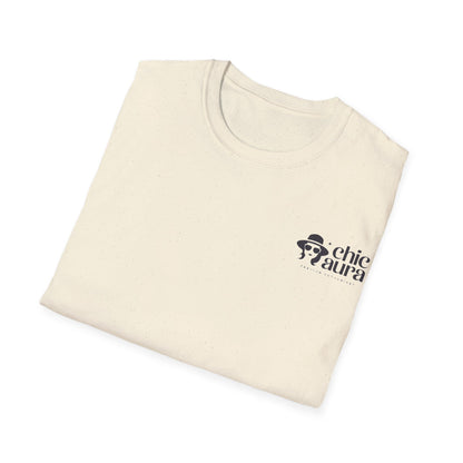 Chic Aura woman's  T-Shirt, Casual Wear, Gift for Her, Everyday Style, Fashion Tee, Comfortable Shirt