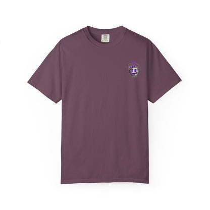 Unisex Garment-Dyed T-Shirt with 'Upside' Graphic, Casual Tee, Statement Shirt, Gift for Friends, Urban Style Apparel