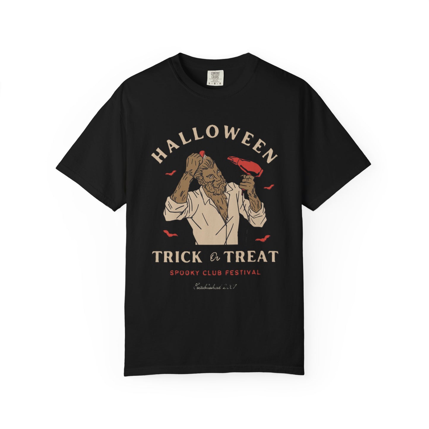 Halloween Trick or Treat Men T-Shirt, Spooky Shirt, Autumn Apparel, Fall Fashion, Halloween Costume, Trick or Treat Tee