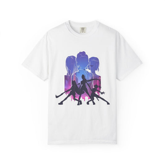 Vibrant Graphic Tee - Women's Garment-Dyed T-shirt, Casual Wear, Gift for Him or Her, Summer Outfit, Festival Fashion
