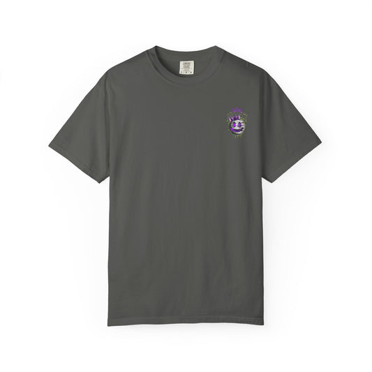 Unisex Garment-Dyed T-Shirt with 'Upside' Graphic, Casual Tee, Statement Shirt, Gift for Friends, Urban Style Apparel