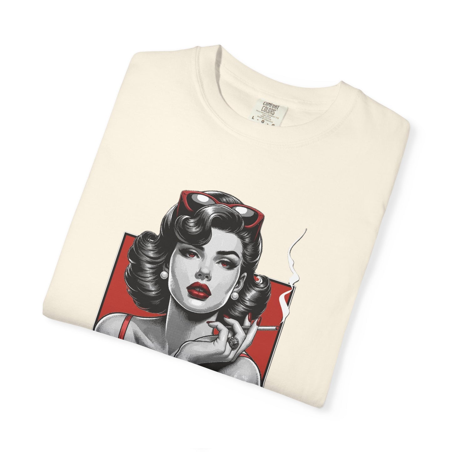Vintage-Inspired Graphic T-Shirt, Retro Women's Fashion Tee, Gift for Her, Casual Summer Wear, 50s Style Top