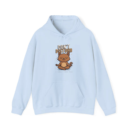Cozy Cat Hoodie, Unisex Sweatshirt, Funny Cat Lover Gift, Relaxed Casualwear, Perfect for Animal Lovers, Birthday Gift, Staycation Apparel