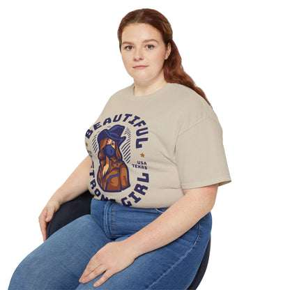 Beautiful Strong Girl Unisex Tee, Empowering T-Shirt, Motivational Gift, Casual Wear, Texas Inspired Apparel