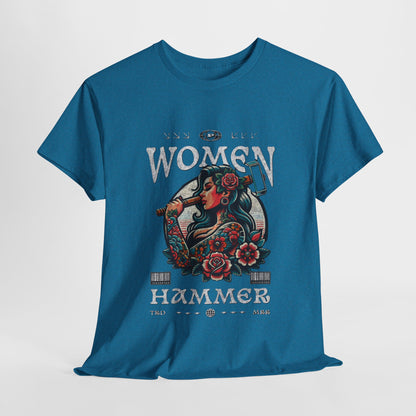 Empowered Women Graphic Tee, Heavy Cotton Tee, Feminist T-Shirt, Gift for Her, Casual Style Shirt, Art Apparel