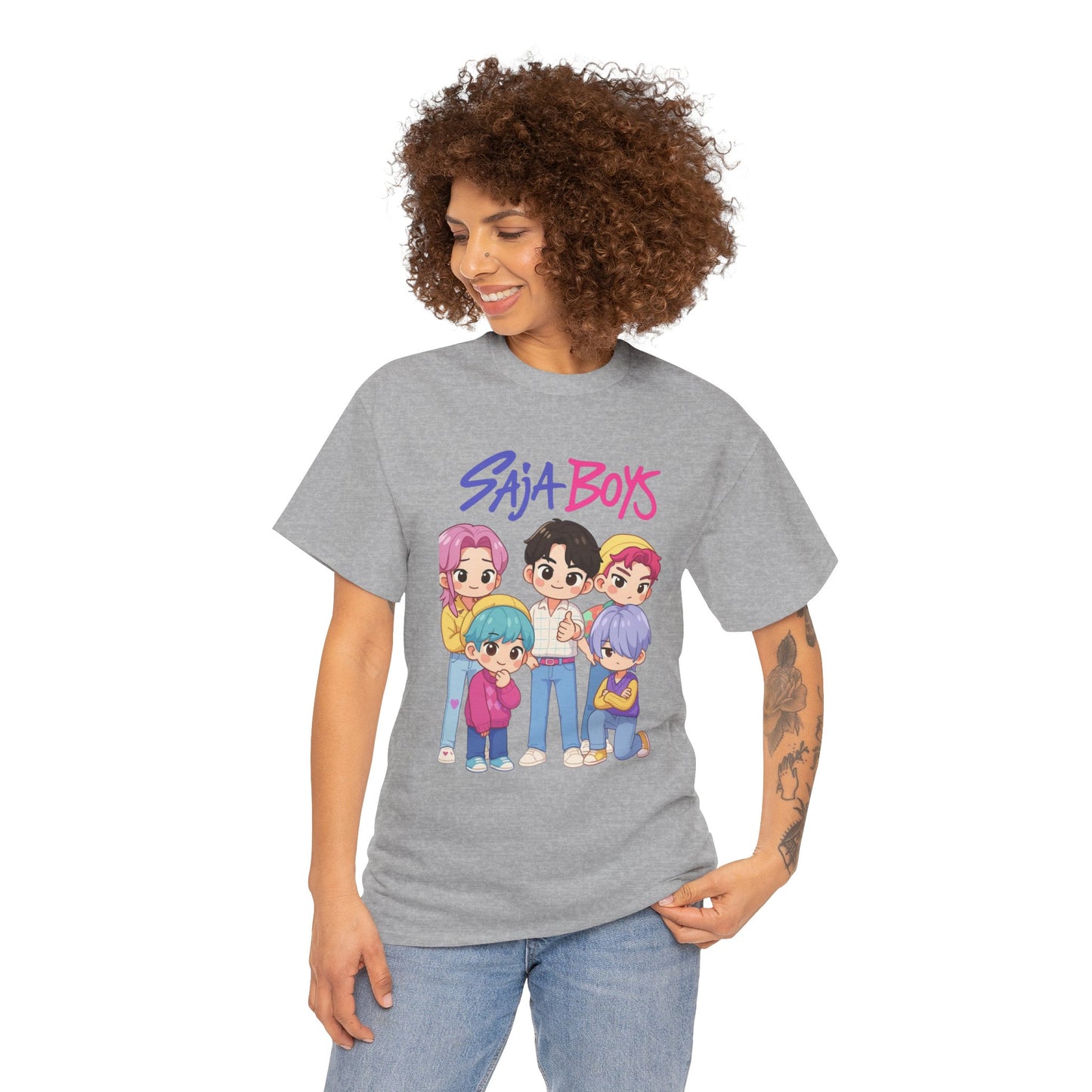 Women's Shirts of Kpop Demon Hunters- Saja Boys