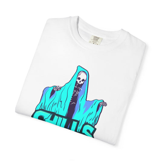 Chills and Thrills Graphic T-Shirt, Halloween Shirt, Unisex Tee, Spooky Shirt, Casual Wear, Perfect for Fall Celebrations