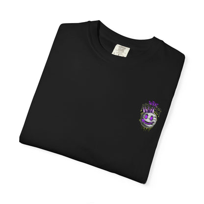 Unisex Garment-Dyed T-Shirt with 'Upside' Graphic, Casual Tee, Statement Shirt, Gift for Friends, Urban Style Apparel