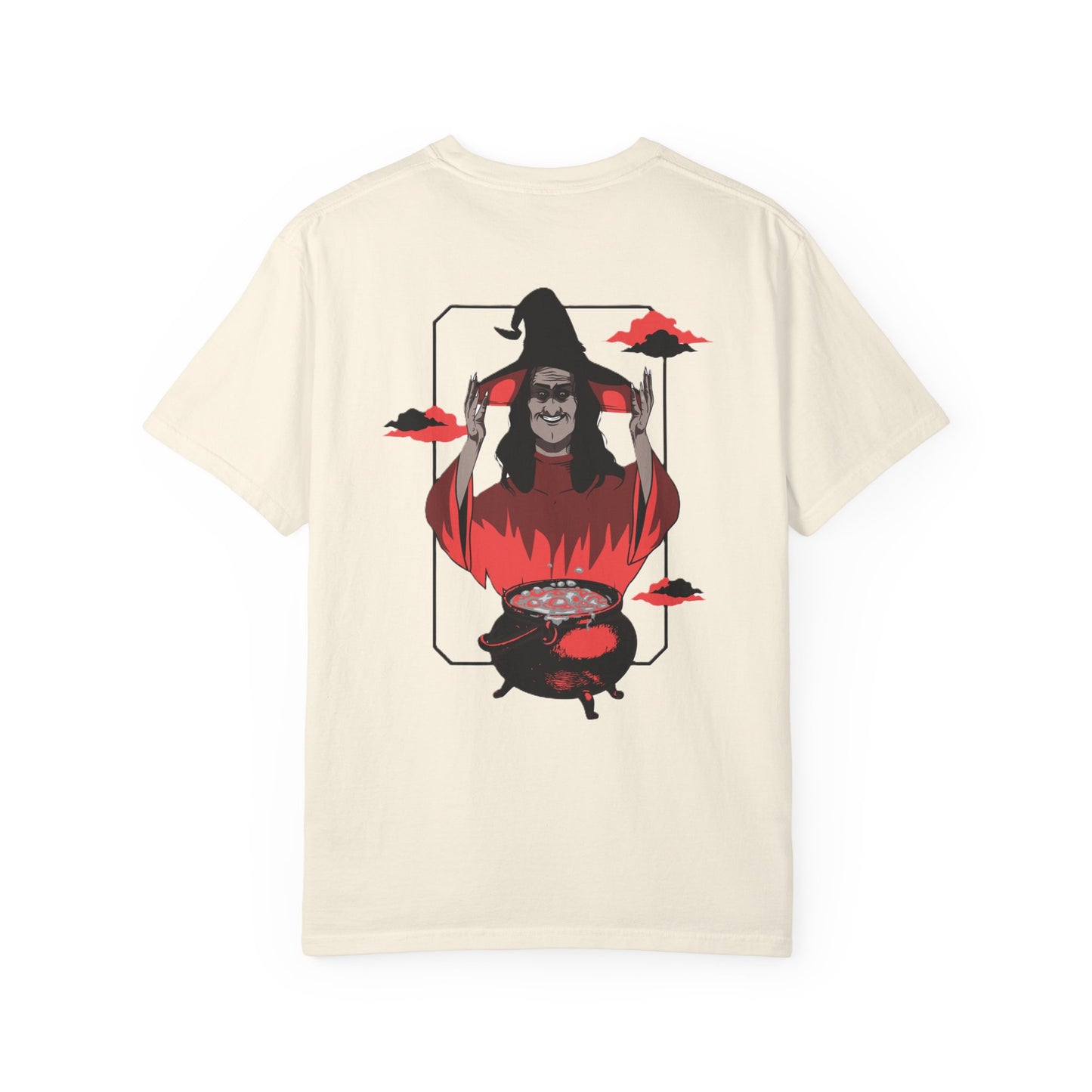 Halloween Themed Unisex T-Shirt - Spooky Graphic Tee for Halloween, Horror Fans, Gift for Witch Lovers, Casual Wear, Costume Top