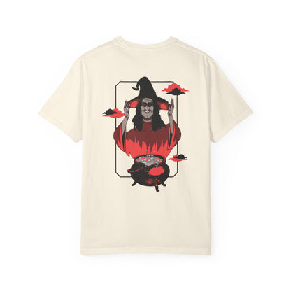 Halloween Themed Unisex T-Shirt - Spooky Graphic Tee for Halloween, Horror Fans, Gift for Witch Lovers, Casual Wear, Costume Top