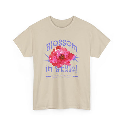 Blossom in Style Women's Heavy Cotton Tee, Floral Graphic T-Shirt, Summer Vibes Shirt, Trendy Casual Wear, Gift for Flower Lovers, [...]