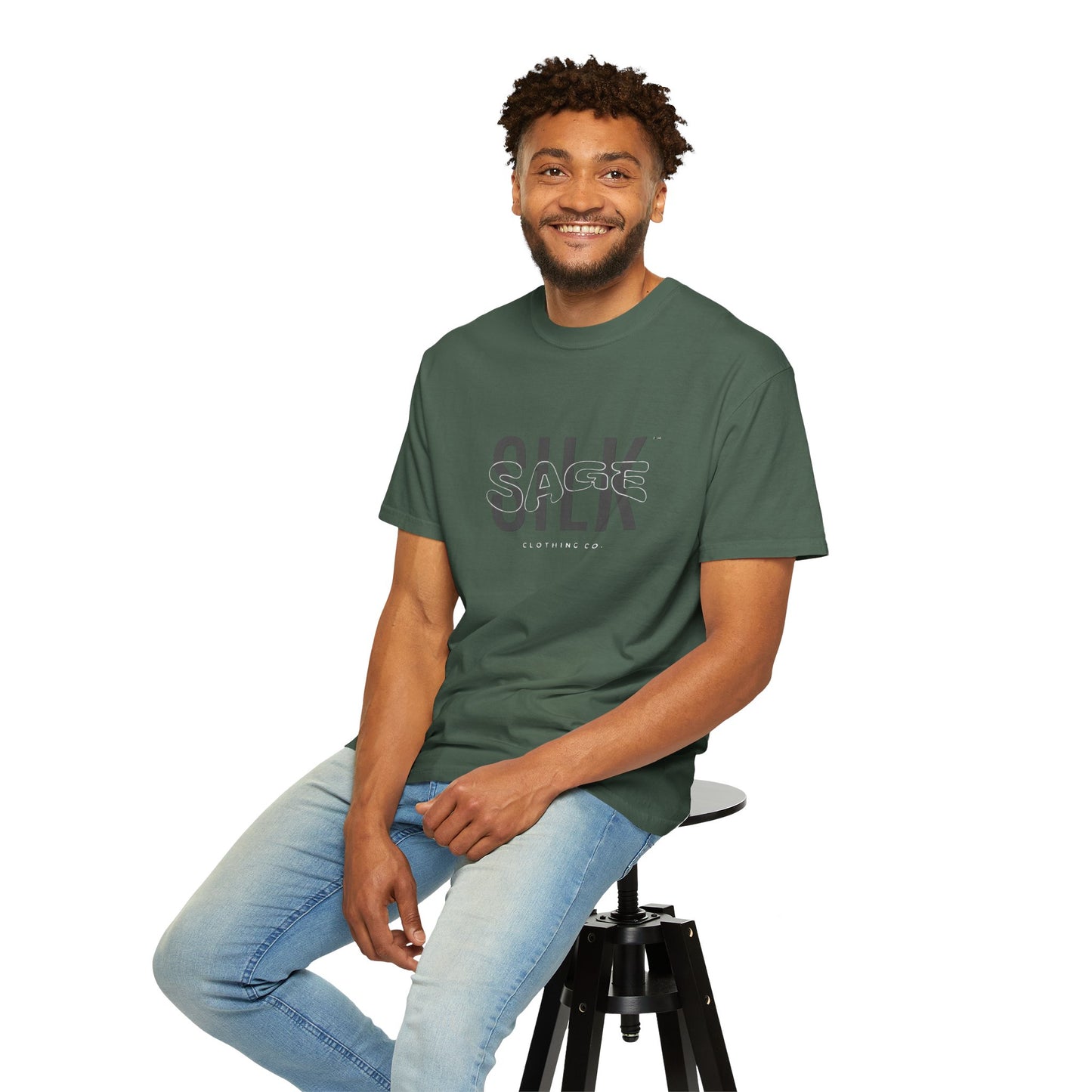 Sage Green Men's Garment-Dyed T-shirt | Casual Style, Eco-Friendly Fashion, Perfect for Everyday Wear, Gift for Her/Him, Summer [...]