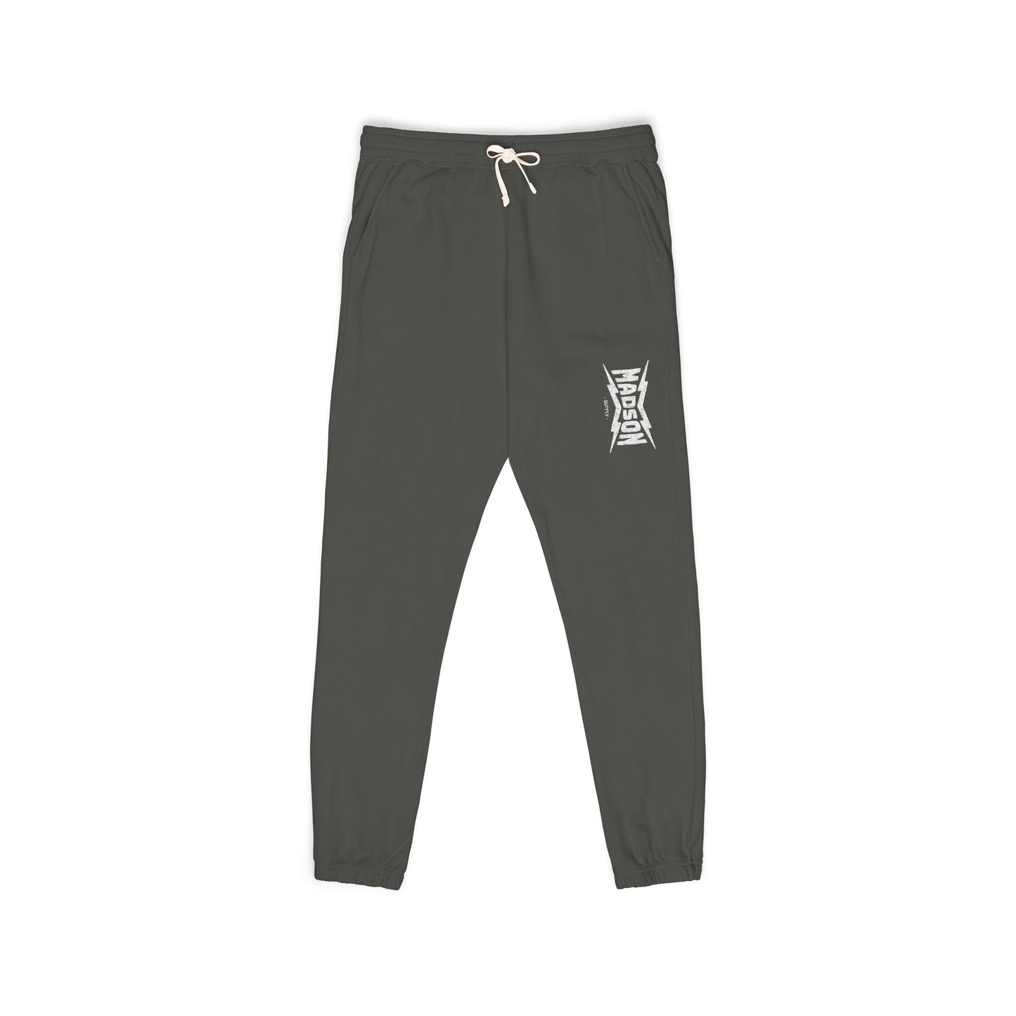 Cozy Unisex Garment-Dyed Fleece Sweatpants, Relaxed Loungewear, Comfy Athleisure, Perfect for Home, Yoga, Outdoor Activities