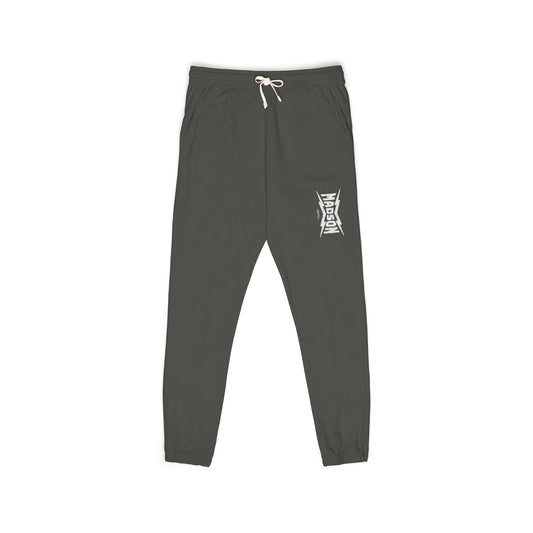 Cozy Unisex Garment-Dyed Fleece Sweatpants, Relaxed Loungewear, Comfy Athleisure, Perfect for Home, Yoga, Outdoor Activities