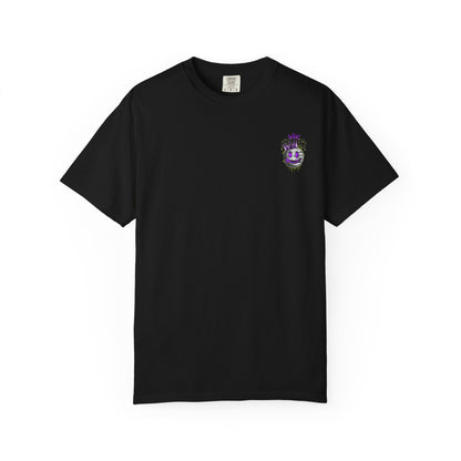 Unisex Garment-Dyed T-Shirt with 'Upside' Graphic, Casual Tee, Statement Shirt, Gift for Friends, Urban Style Apparel