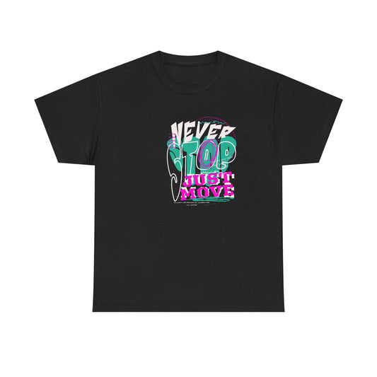 Never Stop, Just Move - Unisex Heavy Cotton Tee, Casual Workout Shirt, Motivational Graphic Tee, Gift for Fitness Lovers, Cool [...]