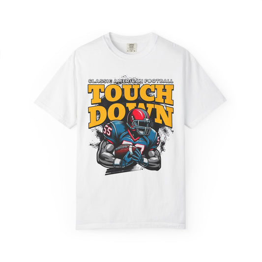 Man's Touchdown Football T-shirt, Vintage Sports Tee, Game Day Shirt, Perfect for Tailgating, Football Fan Gift, Casual Wear