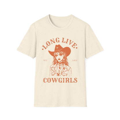 Long Live Cowgirls T-Shirt, Casual Tee, Gift for Cowgirl Lovers, Western Style Tee, Vintage Graphic T-Shirt, Everyday Wear
