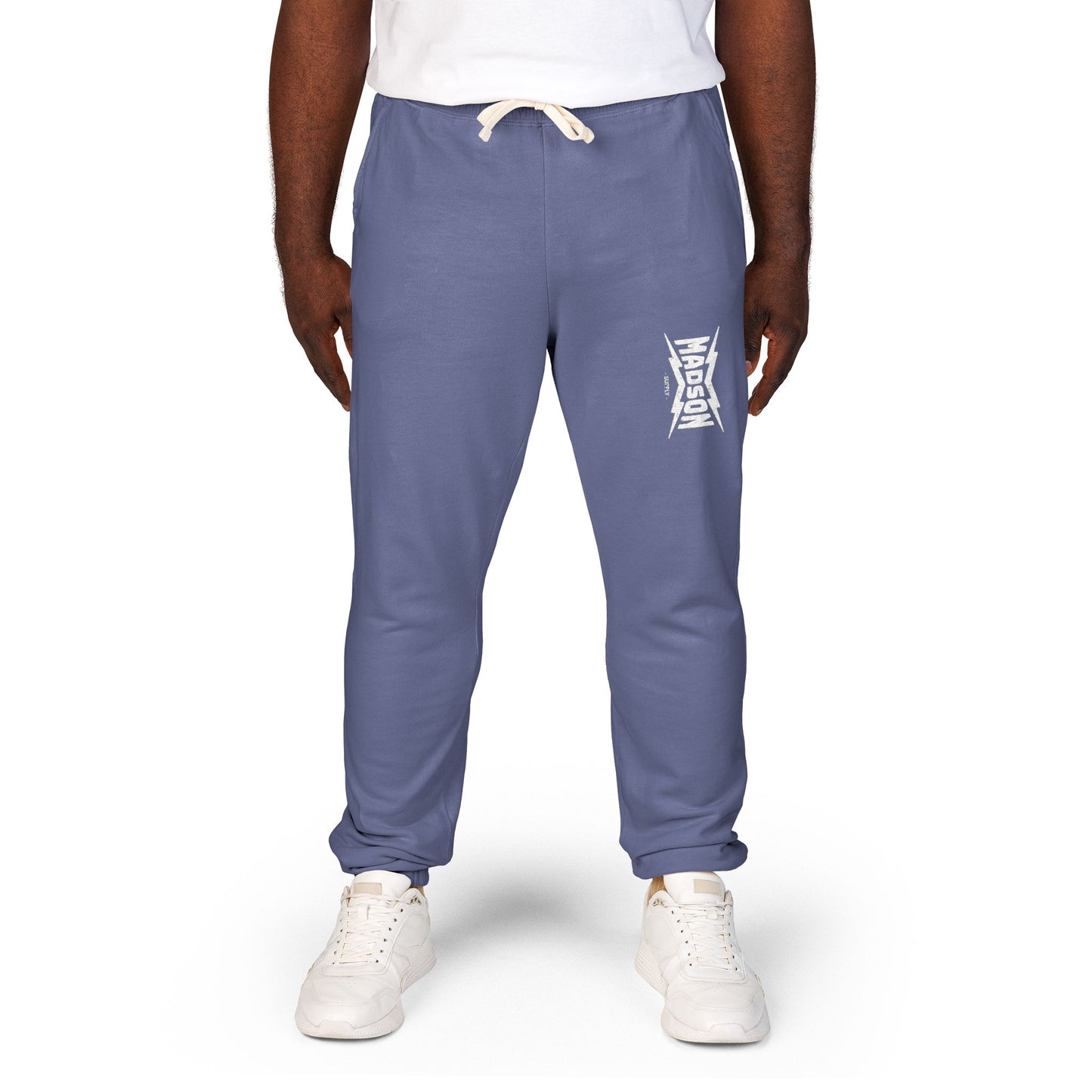 Cozy Unisex Garment-Dyed Fleece Sweatpants, Relaxed Loungewear, Comfy Athleisure, Perfect for Home, Yoga, Outdoor Activities