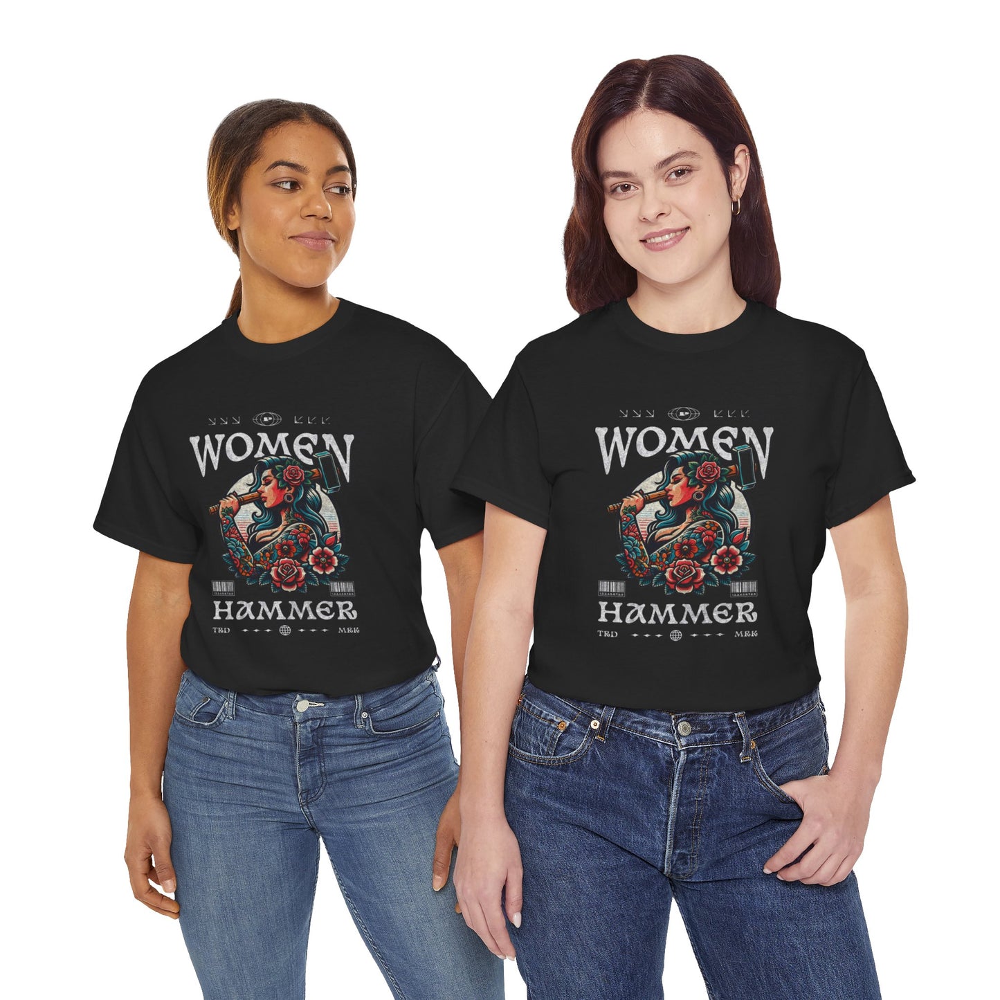 Empowered Women Graphic Tee, Heavy Cotton Tee, Feminist T-Shirt, Gift for Her, Casual Style Shirt, Art Apparel