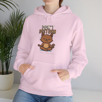 Cozy Cat Hoodie, Unisex Sweatshirt, Funny Cat Lover Gift, Relaxed Casualwear, Perfect for Animal Lovers, Birthday Gift, Staycation Apparel